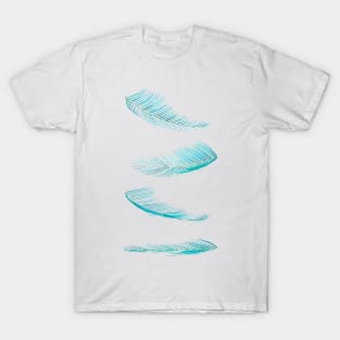 falling palm leaf watercolor T-Shirt